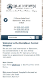 Mobile Screenshot of blairstownanimalhospital.com